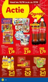 Lidl folder week 42 Pagina 10: Schweppes Agrumes €4,89, Kidibul Partydrink €3,99