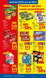 Lidl folder week 42 Pagina 17: Leffe Winterbier €9,39, Zott Monte €2,49