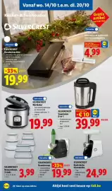 Lidl folder week 42 Pagina 22: Silvercrest groenterasp €19,99, Elektrische vleesmolen €24,99