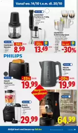 Lidl folder week 42 Pagina 23: Silvercrest dubbelwandige glazen €6,10, Staafmixerset, 4-delig €13,49