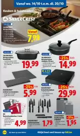 Lidl folder week 42 Pagina 24: Silvercrest leisteen serveerplaten €5,99, Inductiekookplaat €29,99