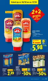 Lidl folder week 42 Pagina 35: Devos-Lemmens sauzen €5,98, Belgische allumettes €1,94