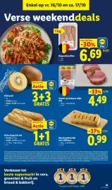 Lidl folder week 42 Pagina 36: Halve baguette wit €0,98, Oester op Ardense wijze XXL €4,49