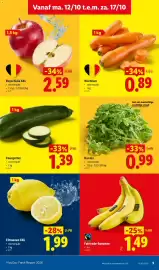 Lidl folder week 42 Pagina 5: Rucola €0,99, Wortelen €0,89