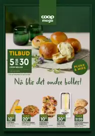 Coop Mega kundeavis uke 41 Side 11: BLÅBÆRKNUTE/ KANELKNUTE €10,00, COOP SKOLEBRØDSTANG €30,00