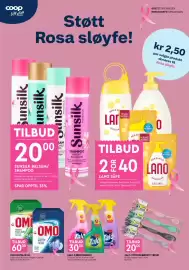 Coop Mega kundeavis uke 41 Side 12: ZALO OPPVASKBØRSTE TREND €20,00, SUNSILK BALSAM/ SHAMPOO €20,00