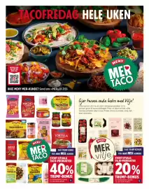 Meny kundeavis Side 2: STORT UTVALG VILJE-PRODUKTER, STORT UTVALG TACO-PRODUKTER
