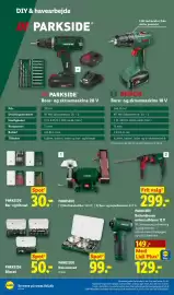 Lidl tilbudsavis uge 41 Side 14: Parkside Bitssæt €50,00, Parkside Bor- og bitssæt €30,00