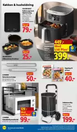 Lidl tilbudsavis uge 41 Side 4: Silvercrest Silikoneforme til airfryer €25,00, Livarno batteridreven lampe €50,00