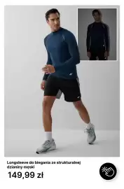 4F gazetka tydzień 41 Strona 9: Longsleeve do biegania ze strukturalnej dzianiny męskie €149,99