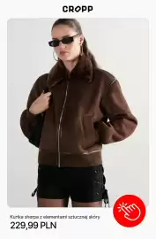 Cropp gazetka Strona 3: CROPP 333 Kurtka sherpa z elementami sztucznej skóry 229,99 PLN