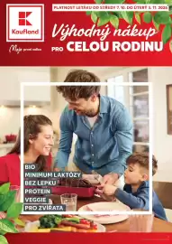 Kaufland leták Strana 1: K Kaufland Moje první volba PLATNOST LETÁKU OD STŘEDY 7. 10. DO ÚTERÝ 3. 11. 2026" Výhodný nákup