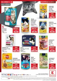 Kaufland leták Strana 8: Felix kapsičky pro kočky různé druhy €209,90, Perfect fit granule pro kočky €109,90