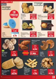 Kaufland leták týden 41 Strana 12: Muffin s příchutí vanilka/čokoláda €19,90, Donut premium s pistáciovou náplní €19,90