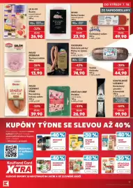 Kaufland leták týden 41 Strana 17: Balené plátkové sýry, Le & Co šunka €26,90