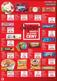 Kaufland leták týden 41 Strana 25: Nimm2 soft plop €19,90, Orion tyčinka v čokoládě €12,90