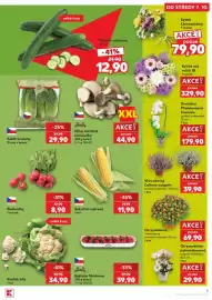 Kaufland leták týden 41 Strana 3: Květák bílý €34,90, Česká patravina Kukuřice cukrová €11,90