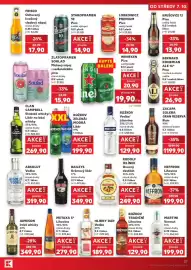 Kaufland leták týden 41 Strana 37: Metaxa 5* €279,90, Heineken pivo světlý ležák €19,90