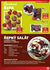 Kaufland leták týden 41 Strana 4: Česká potravina Řepa červená €14,90, G's Řepa červená předvařená €19,90