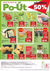 Kaufland leták týden 41 Strana 48: Šáteček s pudinkem €10,90, Viva masný výrobek €8,90