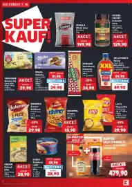 Kaufland leták týden 41 Strana 8: Lay's Chipsy/Stix €29,90, Bohemia z pece kotlíkové bramborový snack €29,90