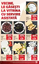 Catalog Kaufland săptămâna 41 Pagină 24: GORDI Cașcaval Dalia de vacă €2,89, JOSI Telemea sedilă €3,39