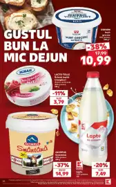 Catalog Kaufland săptămâna 41 Pagină 28: OLYMPUS Smântână €14,99, LACTO TOLLE Brânză topită triunghiuri €3,79