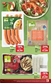Catalog Kaufland săptămâna 41 Pagină 36: Bio Wiener Würstchen €14,99, K Bio Cârnați Nürnbergere €21,99
