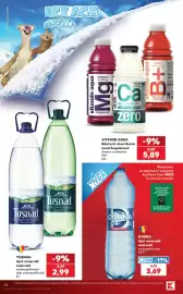 Catalog Kaufland săptămâna 41 Pagină 44: DORNA Apă minerală naturală carbogazificată 1,5 l €3,69, VITAMIN AQUA €5,89