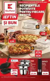Catalog Kaufland săptămâna 41 Pagină 1: Fest mini crăticioară/oală €27,99, Brio rășniță electrică sare și piper €19,99