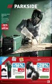 Catalog Kaufland săptămâna 41 Pagină 12: Parkside polizor unghiular €74,99, Masks de sudură €99,99