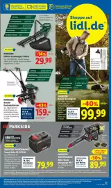 Lidl Prospekt woche 43 Seite 21: PARKSIDE Benzin-Gartenkultivator €159,00