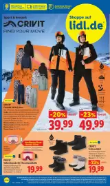 Lidl Prospekt woche 43 Seite 24: CRIVIT Schneestiefel €19,99, CRIVIT Freeride-Jacke/-Hose €5,00