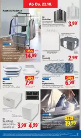 Lidl Prospekt woche 43 Seite 29: W5 Bügeltischbezug €6,99, W5 Box mit Deckel €3,99