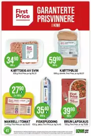 Kiwi kundeavis uke 41 Side 22: KJØTTDEIG AV SVIN €34,90, FISKEPUDDING €35,40