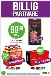 Kiwi kundeavis uke 41 Side 9: GULLSALAMI €89,90, COCA-COLA ZERO €89,00