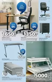 JYSK kundeavis Side 15: HALSTED gamingbord €650,00, NIMTOFTE kontorstol €550,00