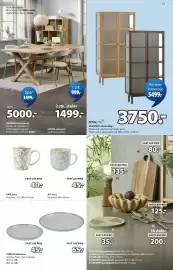 JYSK kundeavis Side 19: ALF krus €45,00, VESTERBY vitrineskap €3.750,00