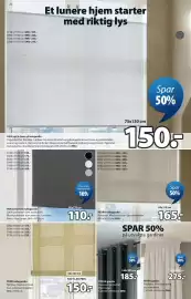 JYSK kundeavis Side 22: TOTAK gardin €185,00, HITRA gardin €275,00