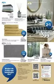 JYSK kundeavis Side 23: BREDBYN håndkle €99,00, UPPSALA håndkle €25,00