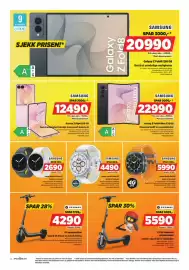 POWER kundeavis uke 41 Side 12: Samsung Galaxy Z Fold8 256 GB €20.990,00, Samsung Galaxy Z Flip8 256 GB €12.490,00