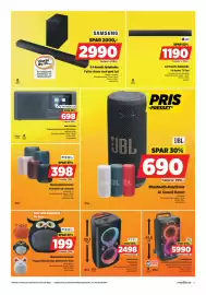 POWER kundeavis uke 41 Side 5: Feel Partyhøyttaler €2.498,00, JBL Bluetooth-høyttaler AI Sound Boost €690,00