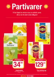Coop Extra kundeavis uke 41 Side 10: Sunniva juice €34,90, Tine Jarlsberg Original/lett €129,00