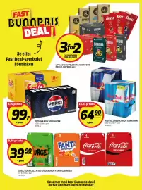 Bunnpris kundeavis uke 41 Side 18: Red Bull Regular og Sukkerfri €64,90, Pepsi Max og Solo Super €99,90