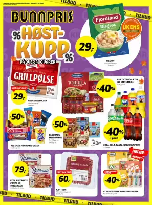 Bunnpris (gyldig til 12-10)