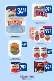 Rema 1000 kundeavis uke 41 Side 14: Fryste burgere €99,90, Gilde karbonadeig svin 6% €69,90