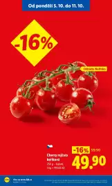 Lidl leták Strana 12: Rajčata Cherry na stonku 250g €49,90
