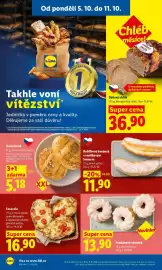 Lidl leták Strana 18: Dýňový chléb €36,90, Dalamánek €5,18