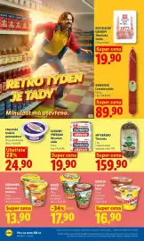 Lidl leták Strana 20: KOSTELECKÉ UZENINY Jihočeská šunka €19,90, KRAHULÍK Lovecký salám €89,90