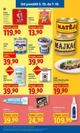Lidl leták Strana 23: MROŽ Zmrzlina €119,90, Hamé Slazená švestková povidla 440g €39,90